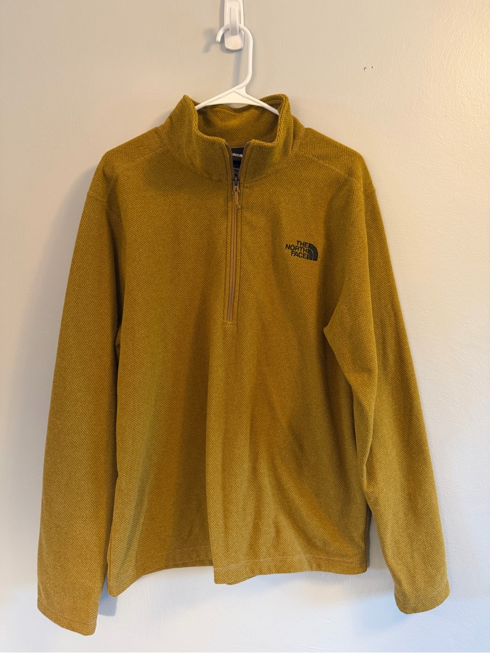 The North Face Men's Half-Zip Fleece Pullover - Mustard Yellow